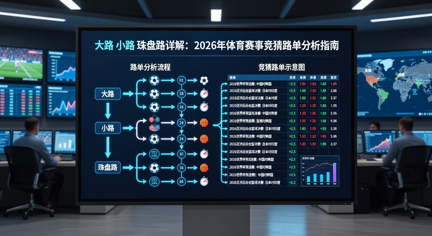 大路 小路 珠盘路：盘口思路与投注技巧分析