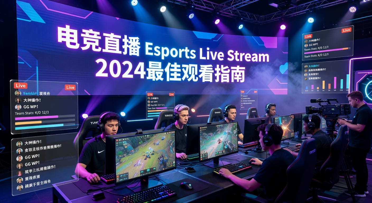 电竞直播 Esports Live Stream 2026年观看与延迟优化