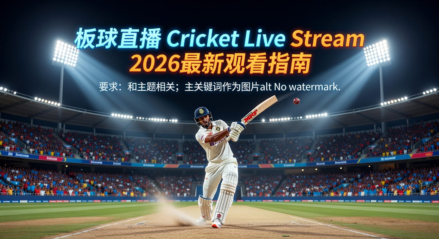 板球直播 Cricket Live Stream｜2026年观赛指南