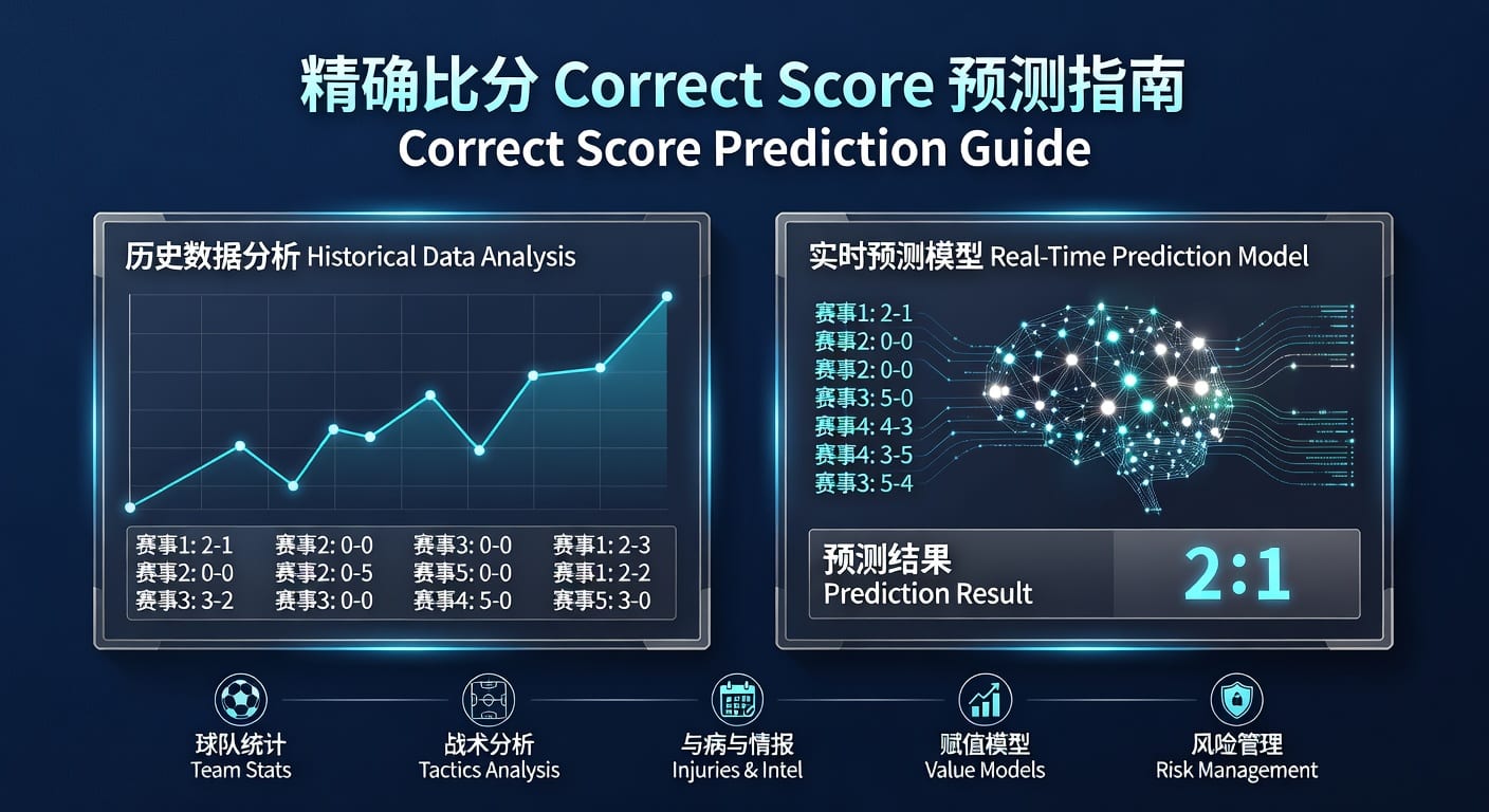 精确比分 correct score：赛前分析与投注技巧